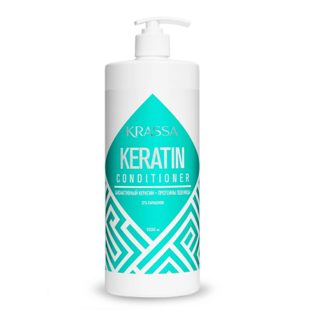 Кондиционер для волос Krassa Detox Keratin с кератином, 1000 мл