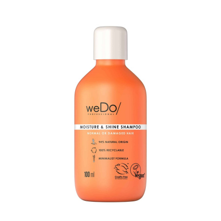 Увлажняющий шампунь WeDo Moisture Shine для нормальных и поврежденных волос, 100 мл