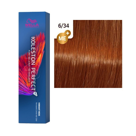 Wella Крем-краска стойкая Koleston P. 6/34 Медовый Пунш, 60 мл  