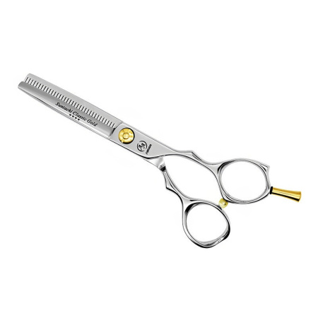 Suntachi Ножницы парик. филировочные Classic Gold 5.5, HK-R-5535L, 4 кл., 35 зубцов, convex