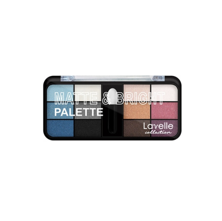 Тени для век 12-ти цветные Lavelle Collection Matte Bright, т. 04, 9 г