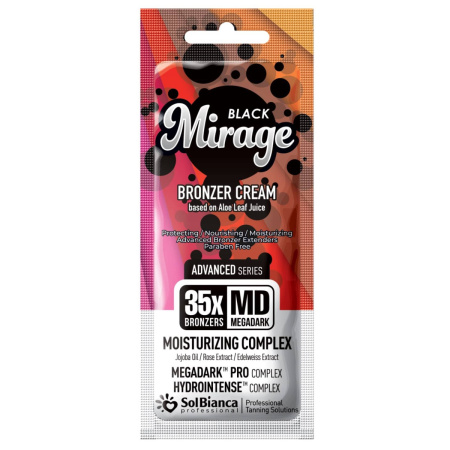 Крем для загара SolBianca Advance Mirage 35х bronzer с маслом жожоба, розой, эдельвейсом, 15 мл