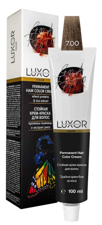 Перманентная крем-краска Luxor Professional 7.00 Блондин натуральный интенсивный, 100 мл										