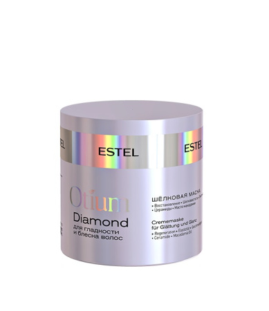 Маска шёлковая для гладкости и блеска волос Estel Otium Diamond, 300 мл