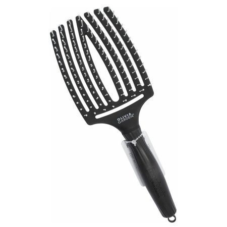 Olivia Garden Щетка для волос Fingerbrush Care Iconic Nylon Bristles Black L