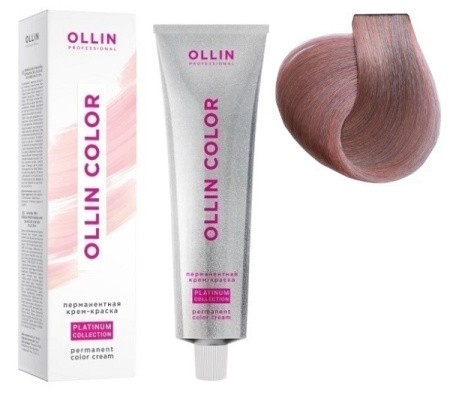 Перманентная крем-краска Ollin Color Platinum Collection 8/25 св.-русый фиолет.-махагоновый, 100 мл