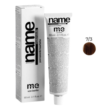 Краситель MeMademoiselle Me Name 7/3 средний блондин золотистый, 60 мл