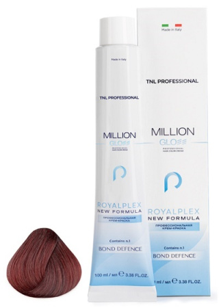 Крем-краска для волос Million Gloss 6.5 Темный блонд махагоновый, 100 мл