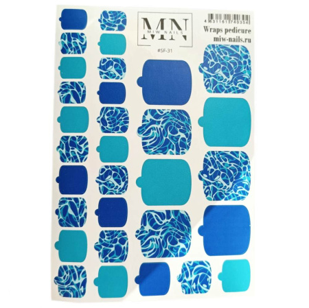 Плёнки для педикюра MIW Nails SF-31