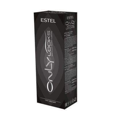 Краска для бровей и ресниц Estel Only Looks черная, 80 мл