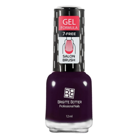 Лак для ногтей Brigitte Bottier Gel Formula, т. 39 винный, 12 мл