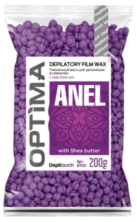 Воск пленочный для депиляции Depiltouch Optima "Anel", 200 г
