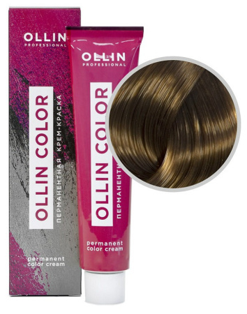 Перманентная крем-краска для волос Ollin Color 7/7 русый коричневый, 60 мл