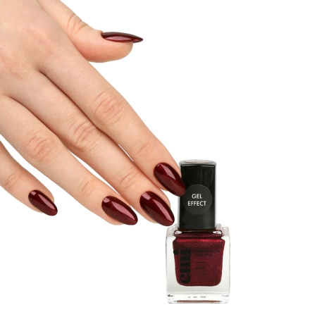 Лак ультрастойкий EM.I Gel Effect №186 вишневый пунш, 9 мл