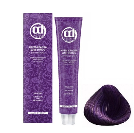 C.Delight Крем-краска Vit C 0/99 индиго-персидский микстон, 100 мл