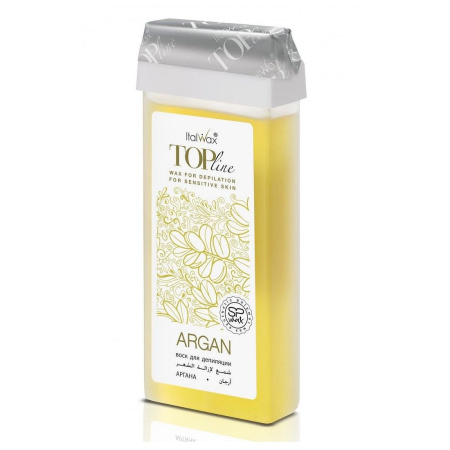 Воск для депиляции ItalWax Top Line "Аргана" в картридже, 100 мл