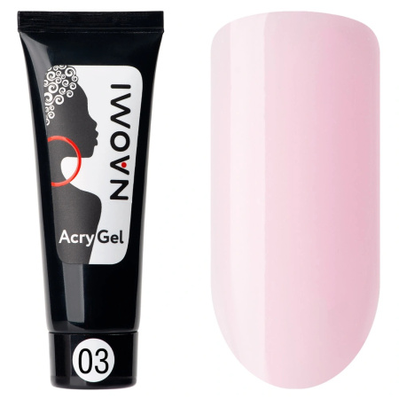 Naomi AcryGel в тубе 03 Молочно-розовый, 15 г