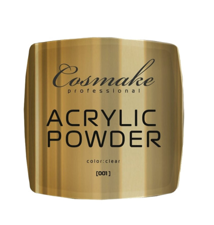 Акриловая пудра Cosmake Premium прозрачная 001, 12 г 