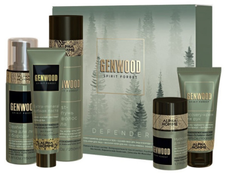 Набор подарочный Estel Alpha Homme Genwood Defender