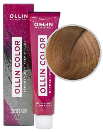 Перманентная крем-краска для волос Ollin Color 8/73 светло-русый кор.-зол., 60 мл
