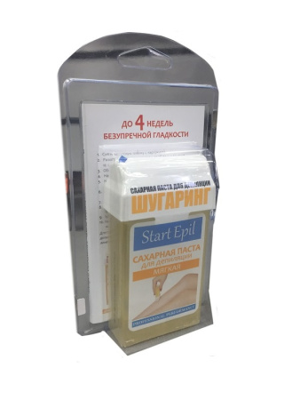 Набор для шугаринга Aravia Start Epil (сахарная паста мягкая+бумажные полоски)