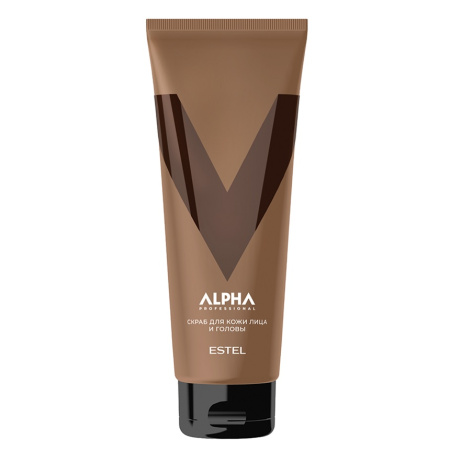 Скраб для кожи лица и головы Estel Alpha PRO, 250 мл