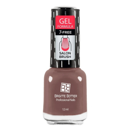Лак для ногтей Brigitte Bottier Gel Formula, т. 49 розовое какао, 12 мл