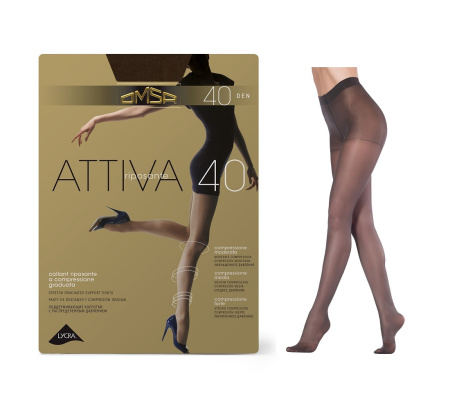 Колготки Omsa Attiva 40 den, Fumo, 3