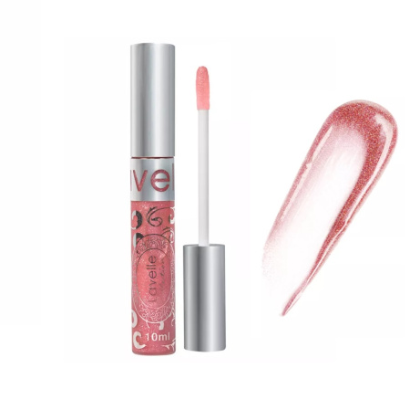 Блеск для губ Lavelle Collection Lip Gloss Silver, т. 47 розово-кремовый искрящийся, 10 мл