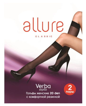 Гольфы женские Verba 20 den (2 пары) glase