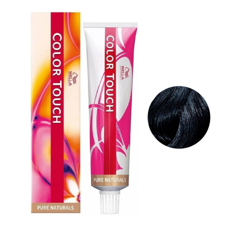 Wella Крем-краска Color Touch 2/0 чёрный, 60 мл