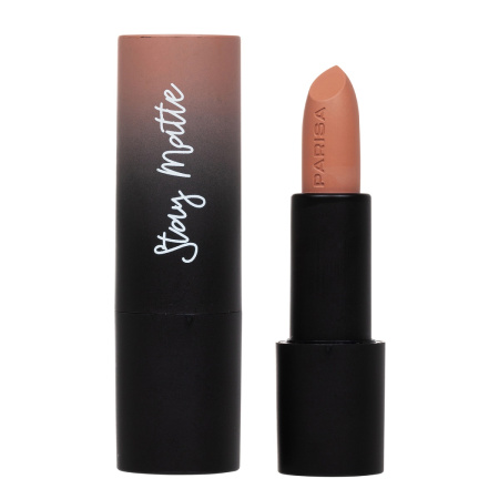 Помада для губ Parisa Stay Matte L-08 матовая, т. 01 нежный нюд, 3,6 г