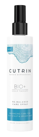 Спрей-кондиционер для жирной кожи головы Cutrin Bio+ Re Balance несмываемый, 200 мл
