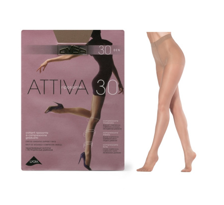 Колготки Omsa Attiva 30 den, Daino, 3