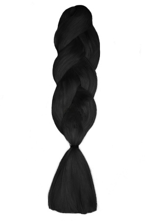 2 Braids 1 канекалон (черный) легкий 1,3 м суперобъем									