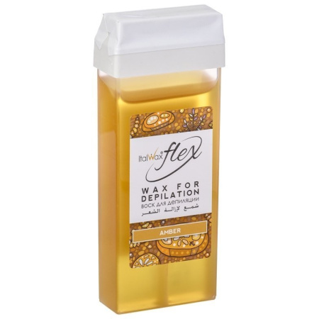 МП Italwax Воск в картридже White Line Flex Янтарь, 100 мл