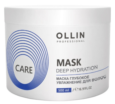 Ollin Маска глубокое увлажнение для волос Care, 500 мл