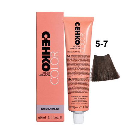 Крем тонирующий C:EHKO Color Vibration 5/7 тёмный шоколад, 60 мл