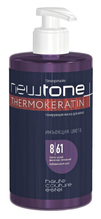 Маска тонирующая для волос Estel Newtone 8/61 Светло-русый фиолет-пепельный, 435 мл