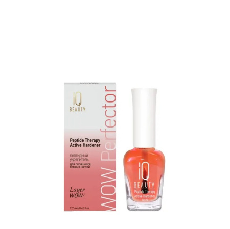 МП IQ Beauty Пептидный укрепитель для ломких ногтей Peptide Therapy, 12.5 мл 
