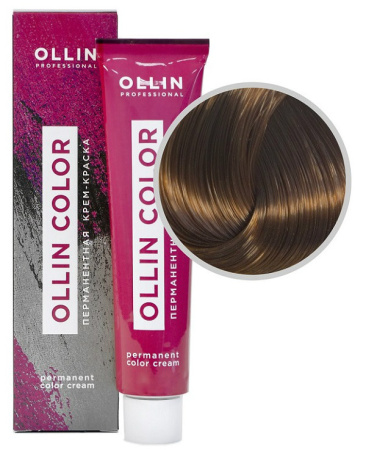Перманентная крем-краска для волос Ollin Color 7/3 русый золотистый, 60 мл