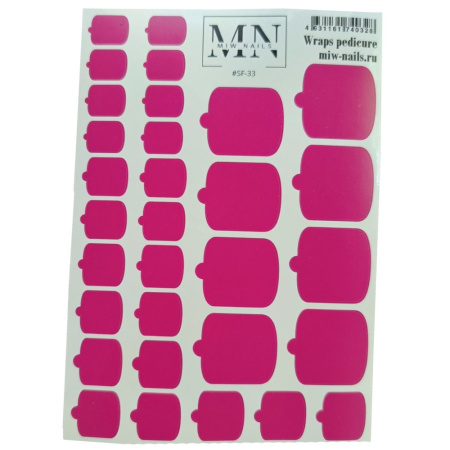 Плёнки для педикюра MIW Nails SF-33