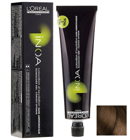 Краска для волос Loreal INOA 7,8 блондин мокка, 60 мл