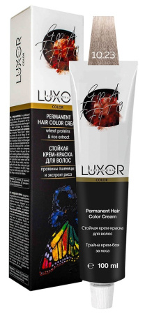Перманентная крем-краска Luxor Professional Color 10.23 Платиновый блондин фиол. золотистый, 100 мл