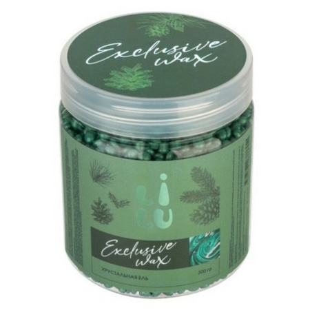 LILU Воск полимерный перлам. в банке Exclusive Wax, 03 Хрустальная Ель, 300 г