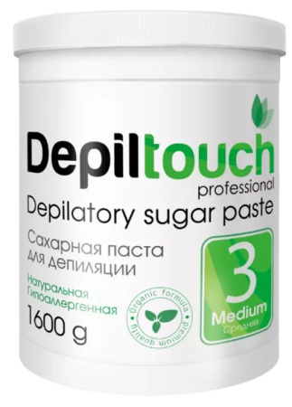 Паста сахарная для депиляции Depiltouch №3 средняя, 1600 г