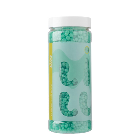 LILU Воск полимерный в гранулах в банке, 03 Aloe, 300 г