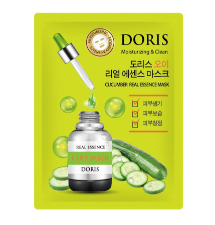 Тканевая маска для лица "Огурец" Doris, 25 г