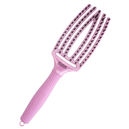 Olivia Garden Щетка для волос Fingerbrush Boar&Nylon Celestial Pink