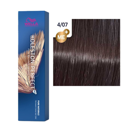 Wella Крем-краска стойкая Koleston P. 4/07 Сакура, 60 мл